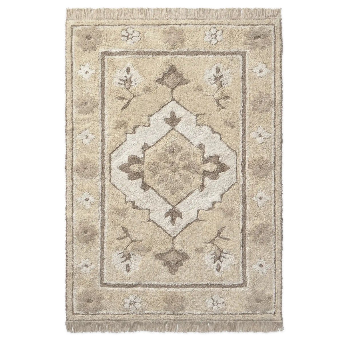 Waschbarer Perserteppich Natur 200 x 300 Cm – Les Petits