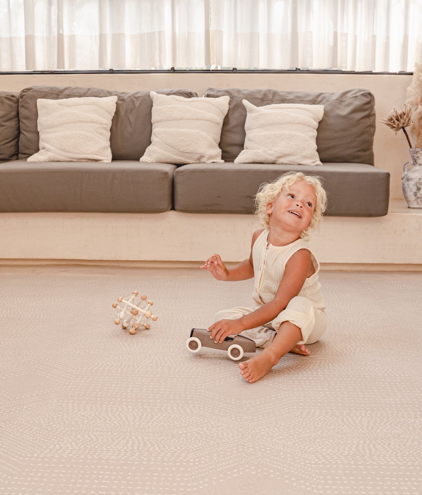 TODDLEKIND - Premium Foam Playmats | Deco - Latte
