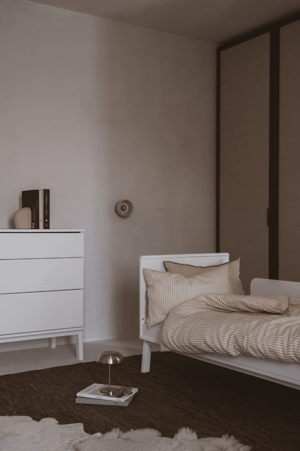 QUAX - Lit Bébé Évolutif ASHI 140 x 70 cm - Crème