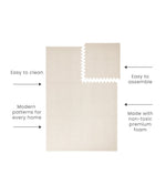 TODDLEKIND - Premium Foam Playmats | Deco - Ecru