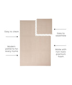 TODDLEKIND - Premium Foam Playmats | Deco - Latte