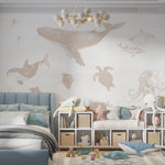 MUNKS & ME - Papier Peint Chambre Enfant Magie De L'océan - Neutre