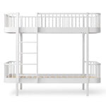 Lit Superposé Wood Original, Blanc OLIVER FURNITURE