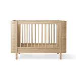 Lit Bébé Évolutif Wood Mini+ Avec Kit Junior Inclus, Chêne OLIVER FURNITURE