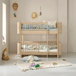 Lit Superposé Mi-haut Wood Mini+, Chêne OLIVER FURNITURE
