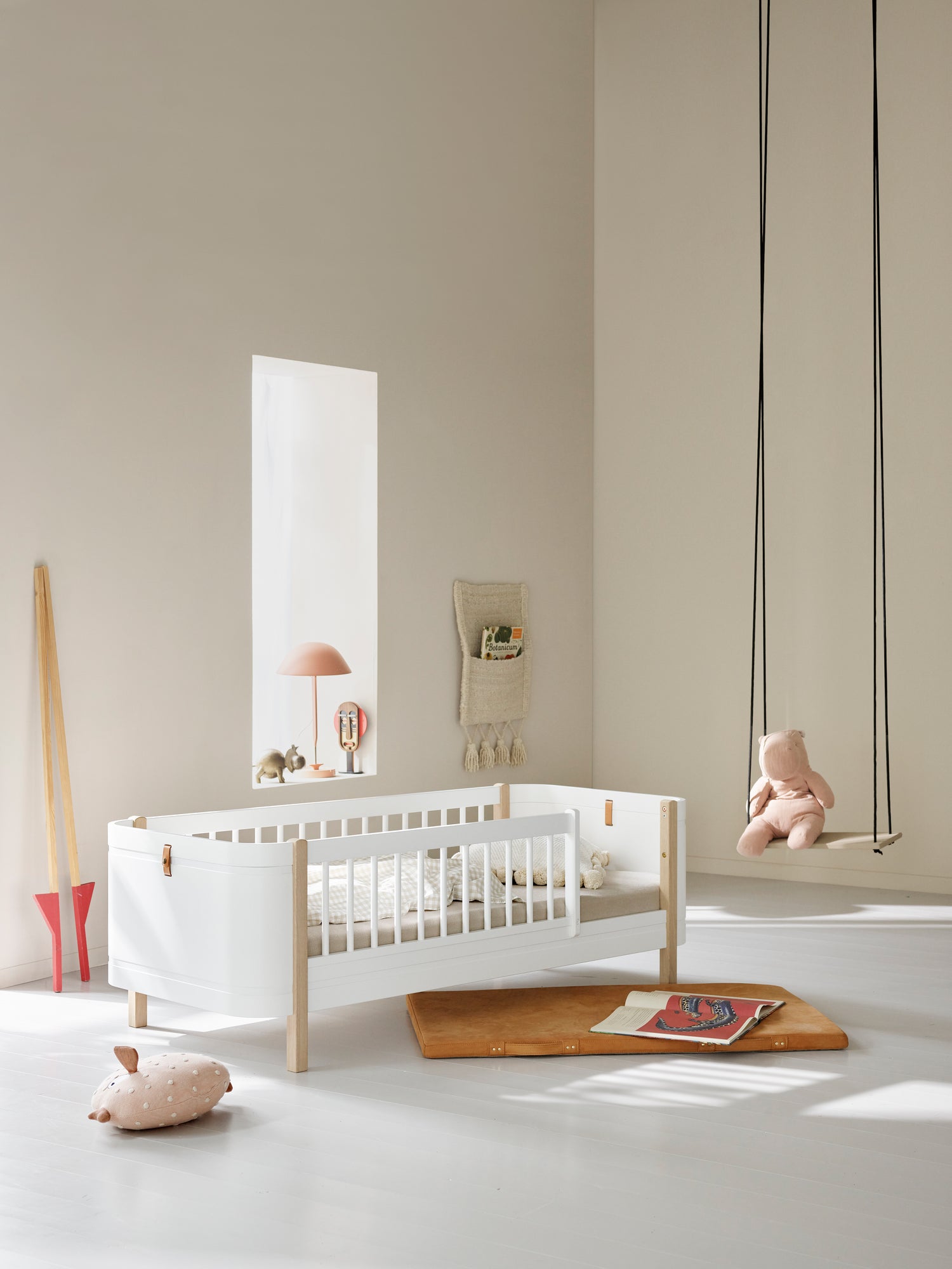 OLIVER FURNITURE
Lit Junior Wood Mini+, Blanc/Chêne