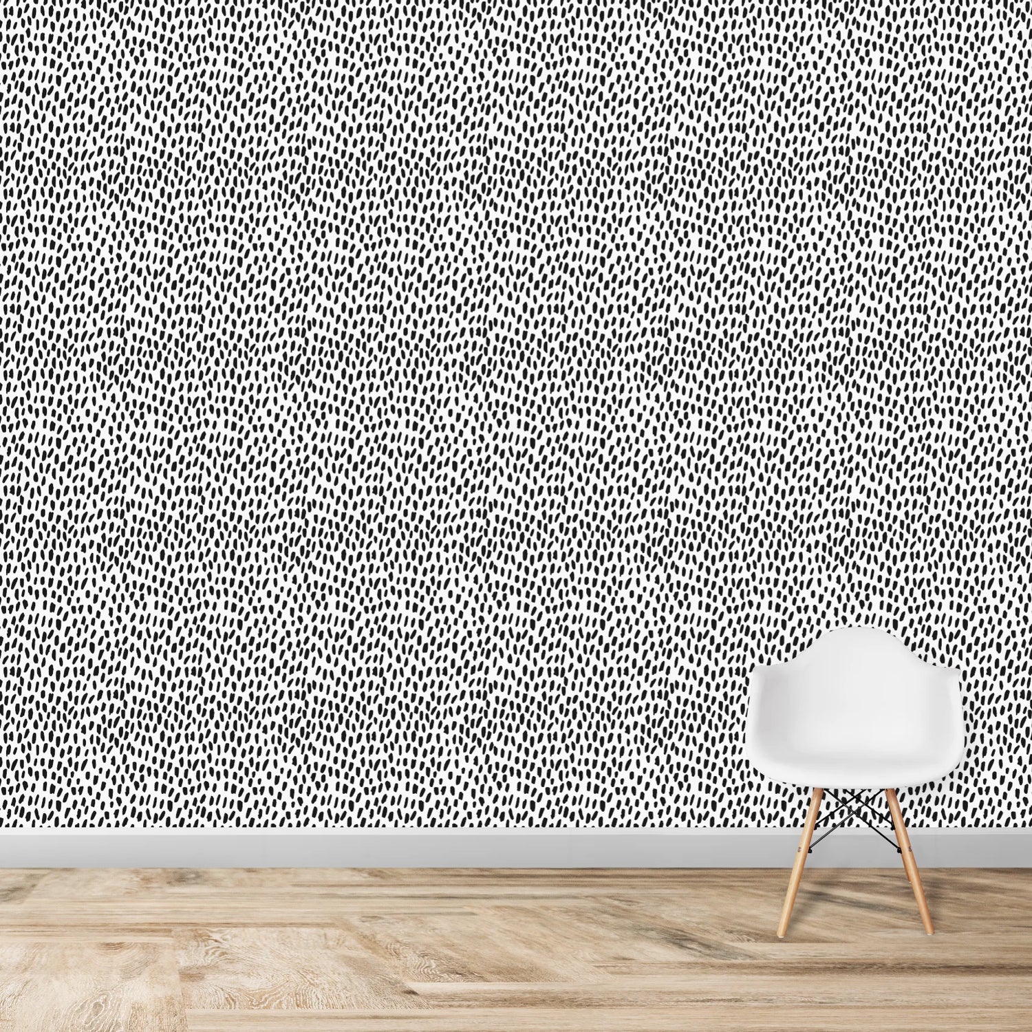 Children's Bedroom Wallpaper with Repeating Pattern - Abstract Mini Dots