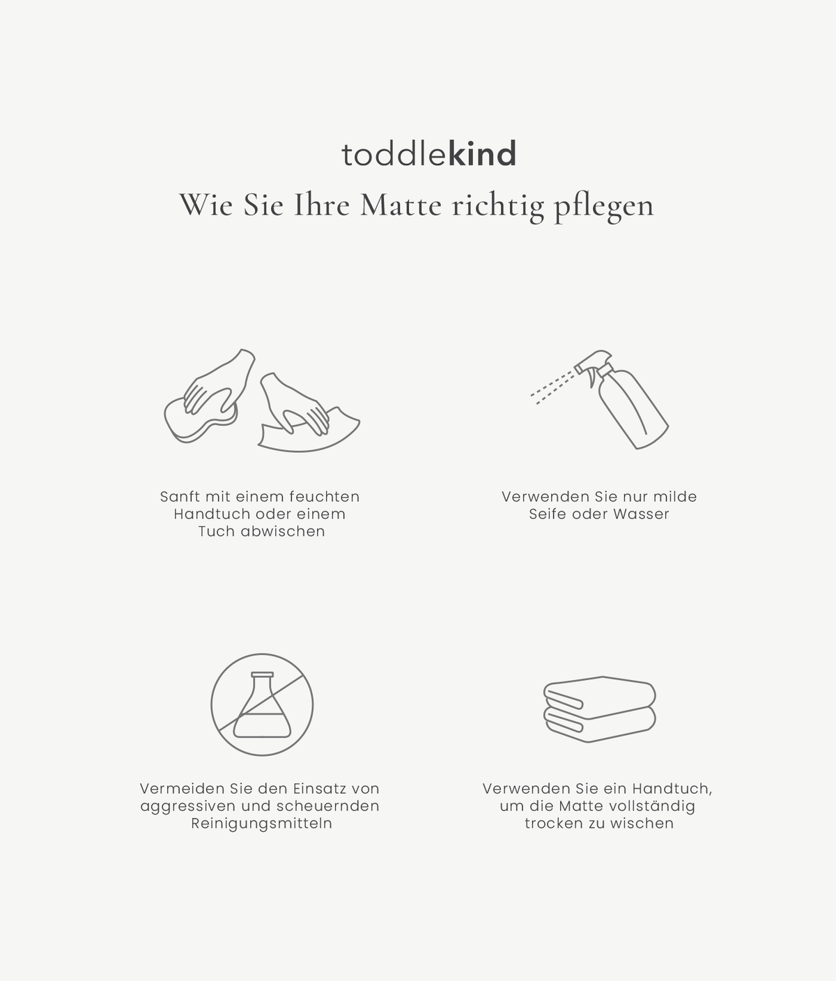 TODDLEKIND - Premium Foam Playmats | Deco - Ecru