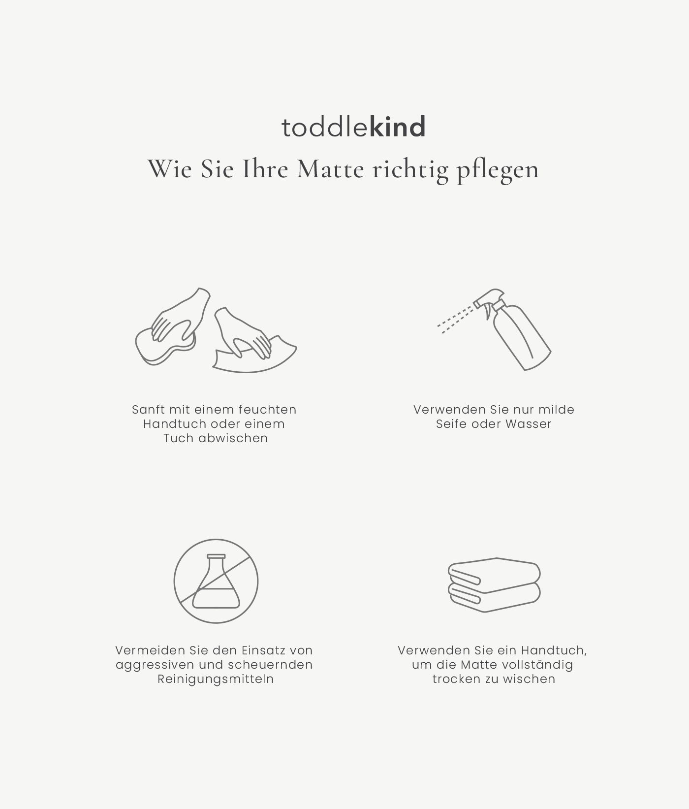 TODDLEKIND - Premium Foam Playmats | Deco - Ecru