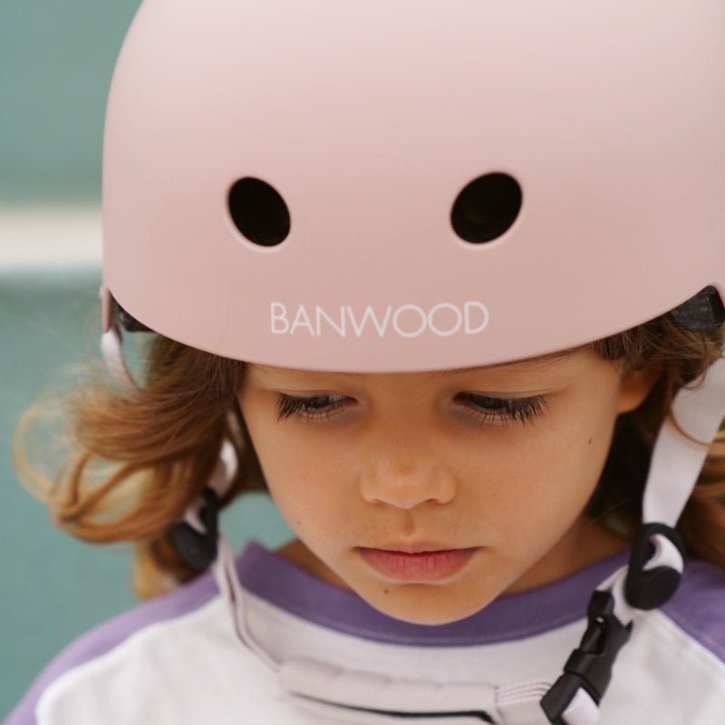 BANWOOD - Casque Enfant Écologique Banwood - Rose Délavé