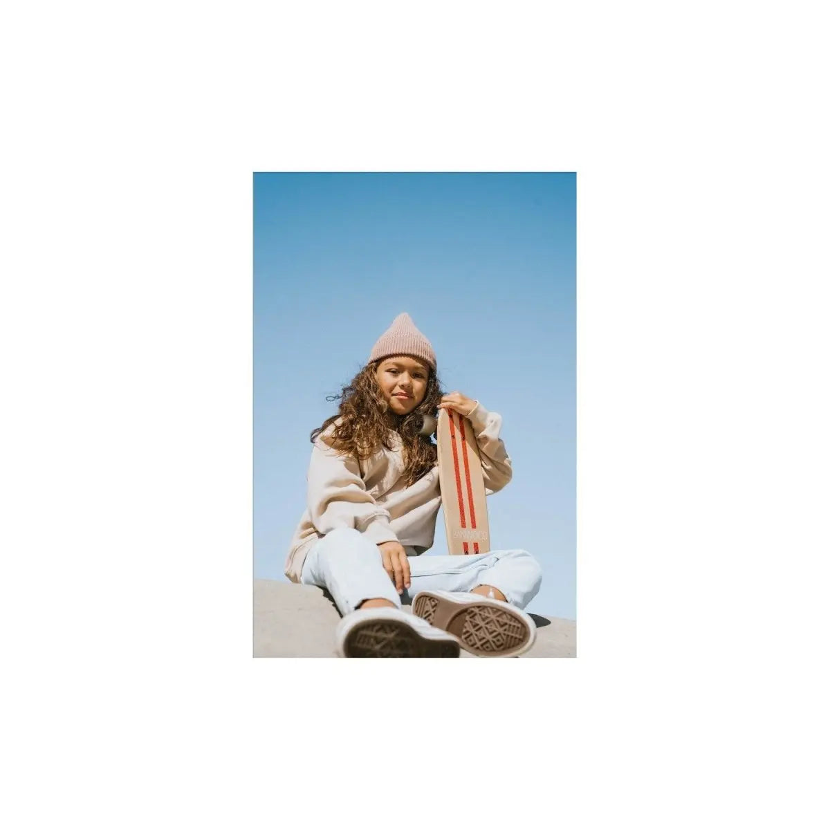 BANWOOD - Skateboard Enfant Banwood Rouge