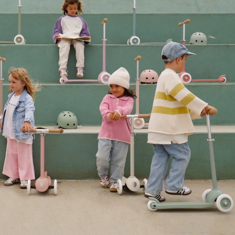 BANWOOD - Trottinette Enfant Écologique Banwood - Rose Délavé