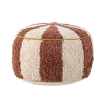 BLOOMINGVILLE MINI - Charoline Pouf, Marron, Coton