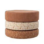 BLOOMINGVILLE MINI - Jo Pouf, Marron, Coton
