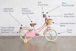 BOBBIN BIKES - Vélo Enfant Gingersnap 16" - Rose Pâle