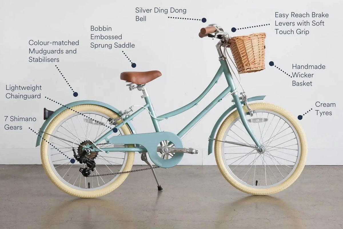 BOBBIN BIKES - Vélo Enfant Gingersnap 20" - Bleu Ciel