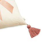 CAM CAM - Coussin Brodé - Ocs - Noeuds