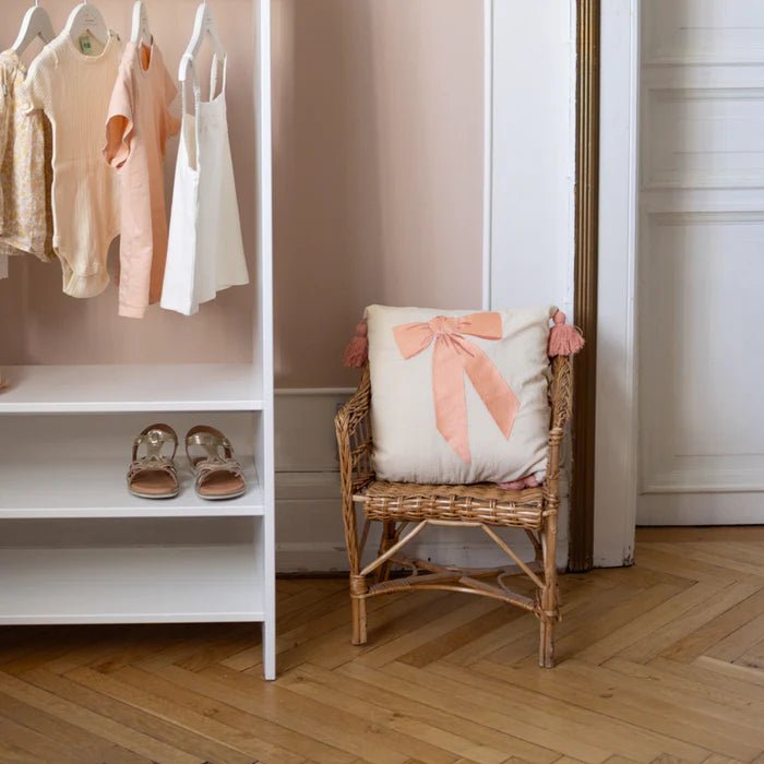 CAM CAM - Coussin Brodé - Ocs - Noeuds