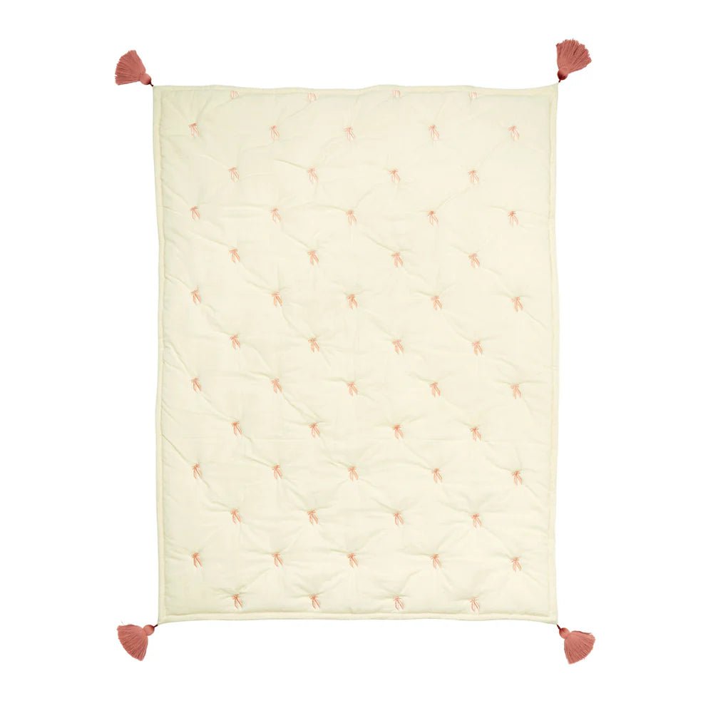 CAM CAM - Couverture Brodée Pour Enfants - Ocs - Noeuds