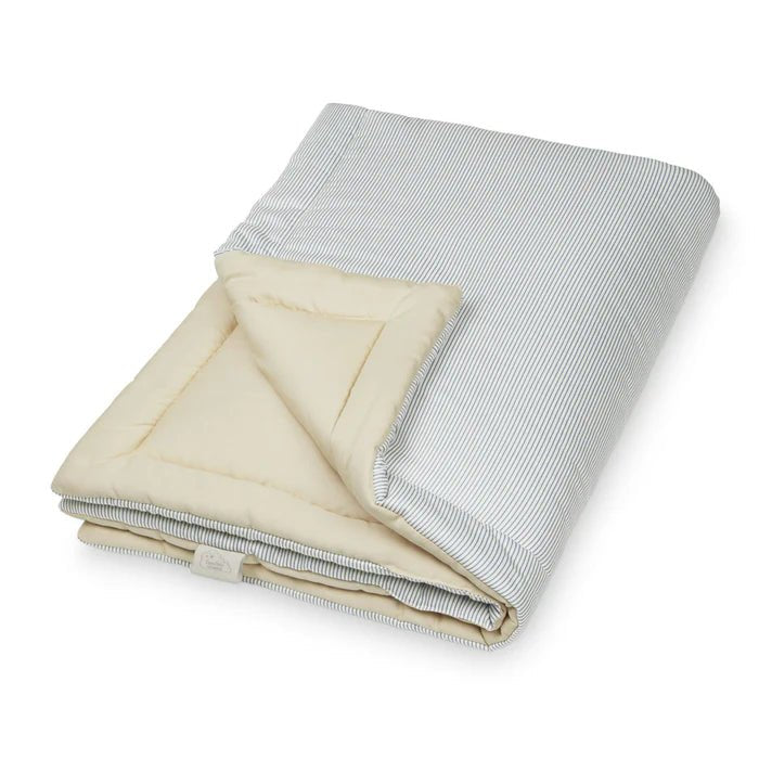 CAM CAM - Couverture Douce - Ocs Classic Rayures Bleues
