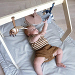 CAM CAM - Couverture Douce - Ocs Classic Rayures Bleues