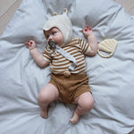 CAM CAM - Couverture Douce - Ocs Classic Rayures Bleues