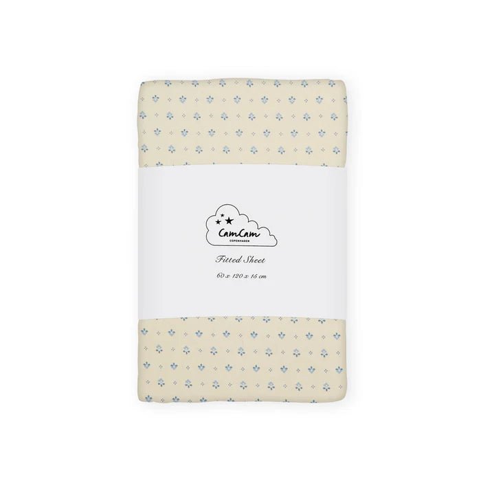 CAM CAM - Drap - Housse, 60 x 120 Cm - Gots - Capri