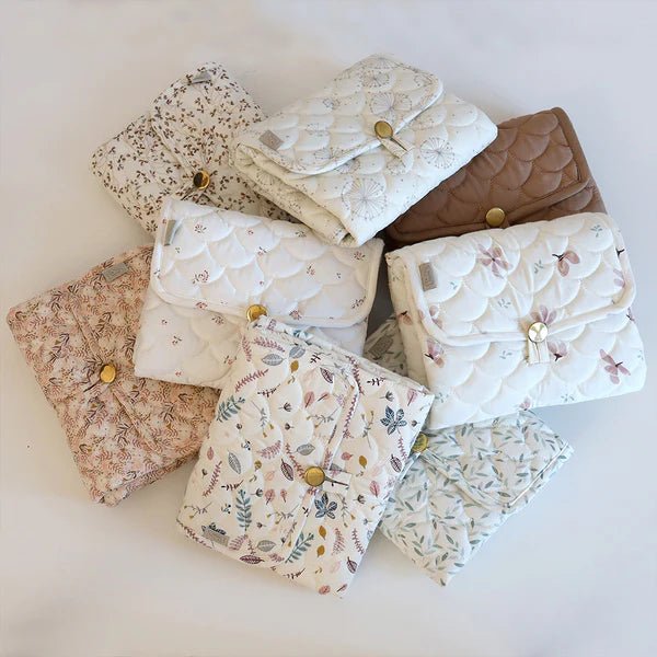 CAM CAM - Matelas À Langer Matelassé - Ocs Windflower Crème