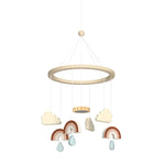 CAM CAM - Mobile Pour Lit De Bébé Rainbow En Bois, Fsc 100 % - Caramel Mix