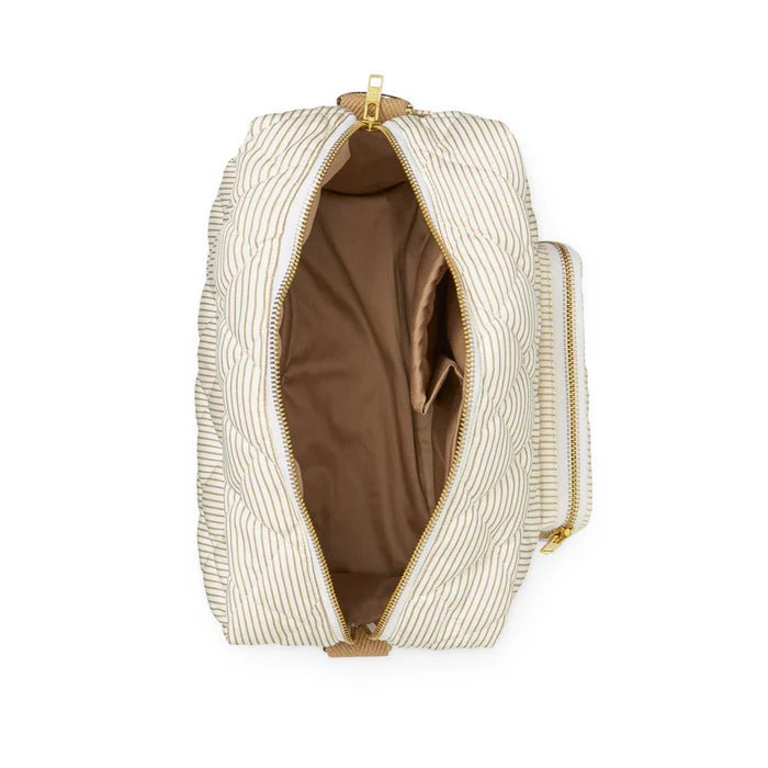 CAM CAM - Petit Sac À Langer - Ocs Classic Rayures Camel