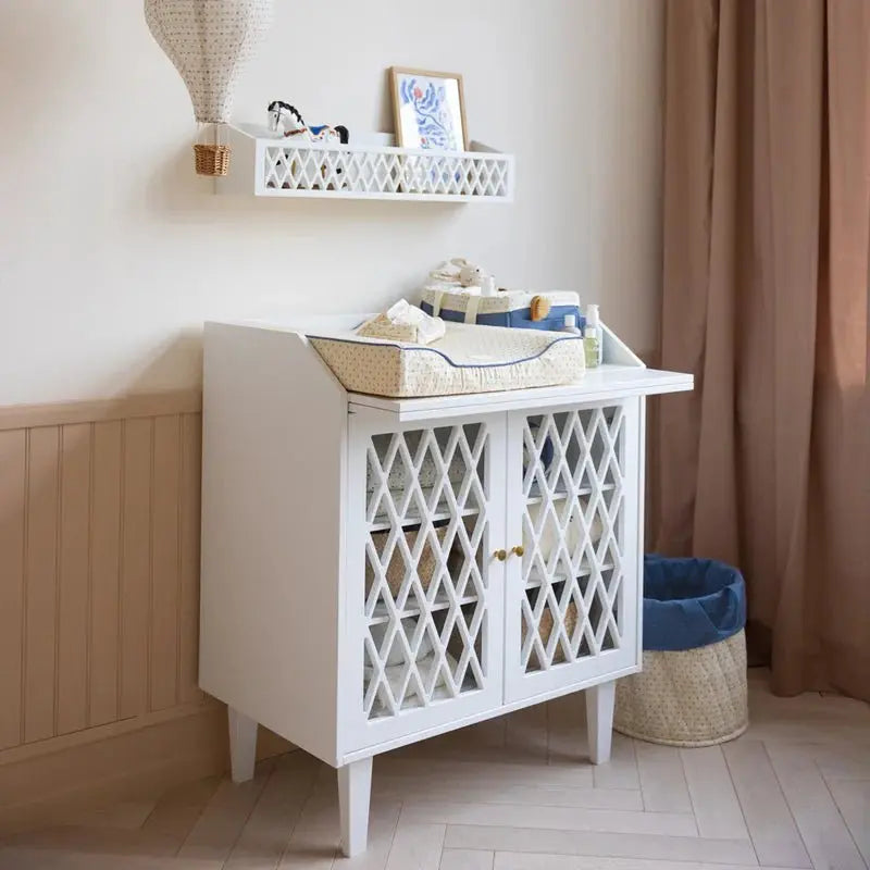 CAM CAM - Table À Langer Harlequin - Blanc