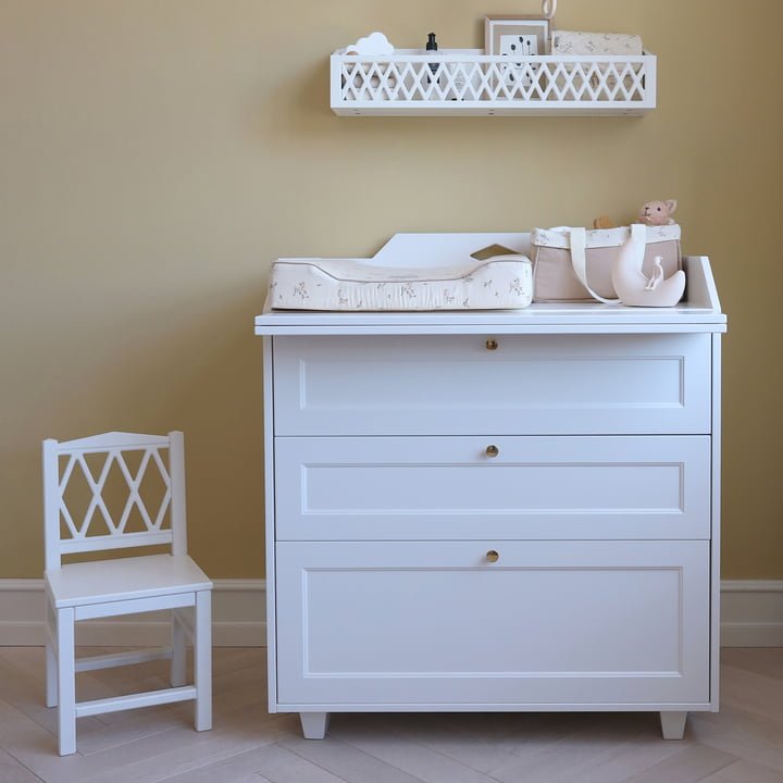 CAM CAM - Table À Langer Luca, Fsc Mixte - Blanc