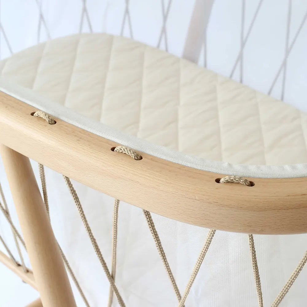 CHARLIE CRANE - Berceau KUMI / Cocon Mesh / Lacets Desert / Matelas coco naturel