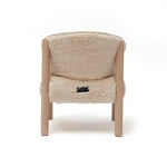 CHARLIE CRANE - Chaise Saba Fur En Hêtre Brut