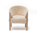 CHARLIE CRANE - Chaise Saba Fur En Hêtre Brut