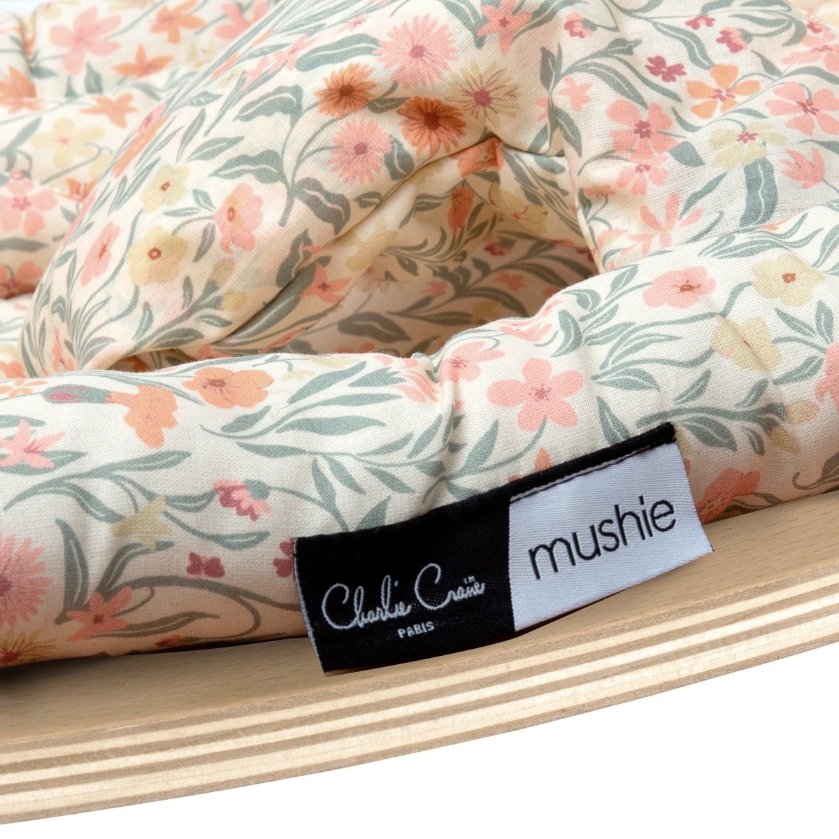 CHARLIE CRANE-Levo Transat Noyer Charlie Crane x Mushie Pastel Bloom