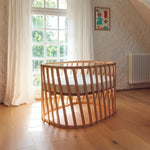 CHARLIE CRANE-Lit Bébé évolutif LUGO Charlie Crane en Bois Naturel + Matelas