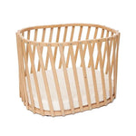 CHARLIE CRANE-Lit Bébé évolutif LUGO Charlie Crane en Bois Naturel + Matelas