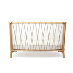 CHARLIE CRANE - Lit Kimi 120 Avec Matelas En Mousse + Surmatelas + Lacets Hazelnut