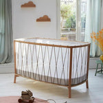 CHARLIE CRANE - Lit Kimi 120 Avec Matelas En Mousse + Surmatelas + Lacets Hazelnut