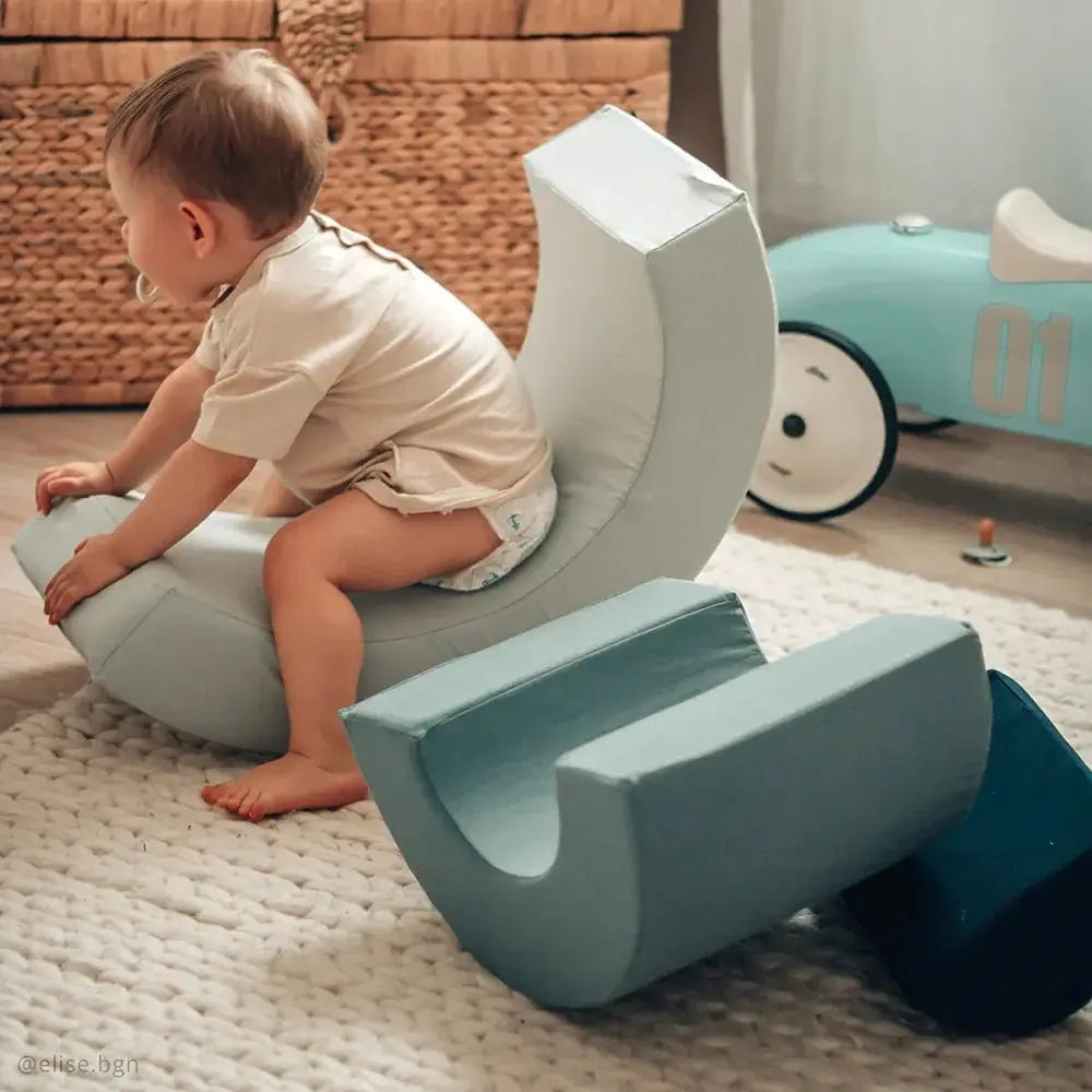 CHARLIE CRANE - Set De Jeu En Mousse Arc - en - ciel MILO BOIS DE ROSE