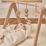 CHARLIE CRANE - Set d'Éveil Complet : Tapis TAMI Orage + Arche NAHO & Jouets en Bois