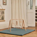 CHARLIE CRANE - Set d'Éveil Complet : Tapis TAMI Orage + Arche NAHO & Jouets en Bois