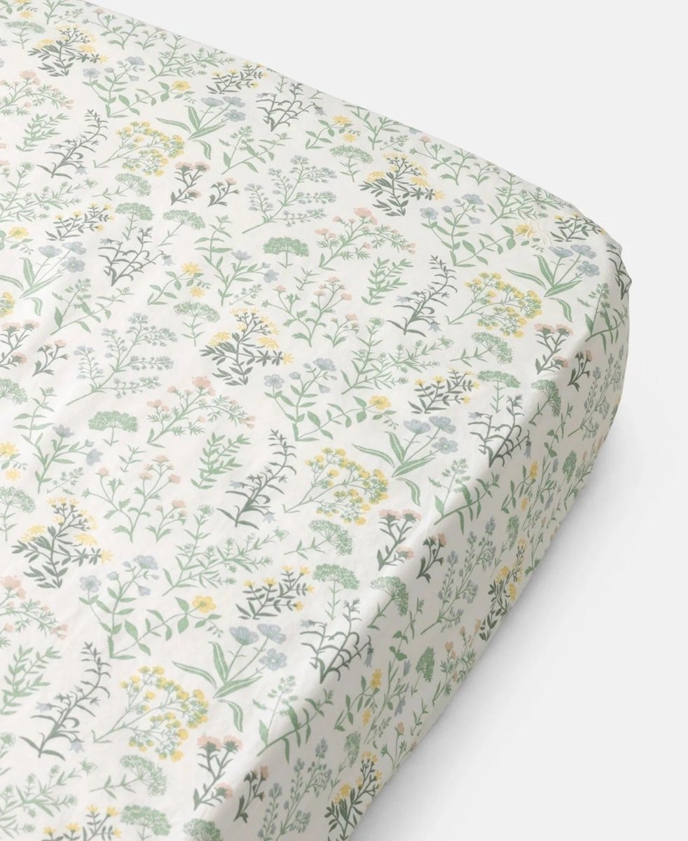 DEAR APRIL - Drap Housse Bébé Ada 68x122x12 Cm - Summer Flowers