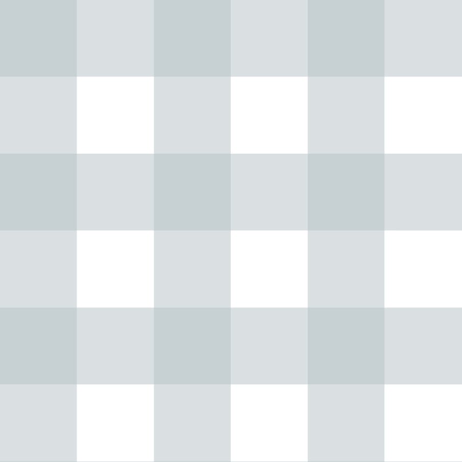 DEKORNIK - Papier Peint Pour Enfants À Carreaux Gris Classique