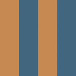 DEKORNIK - Papier Peint Pour Enfants Bleu Intense Et Caramel