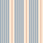 DEKORNIK - Papier Peint Pour Enfants Bleu Vintage Classique À Rayures