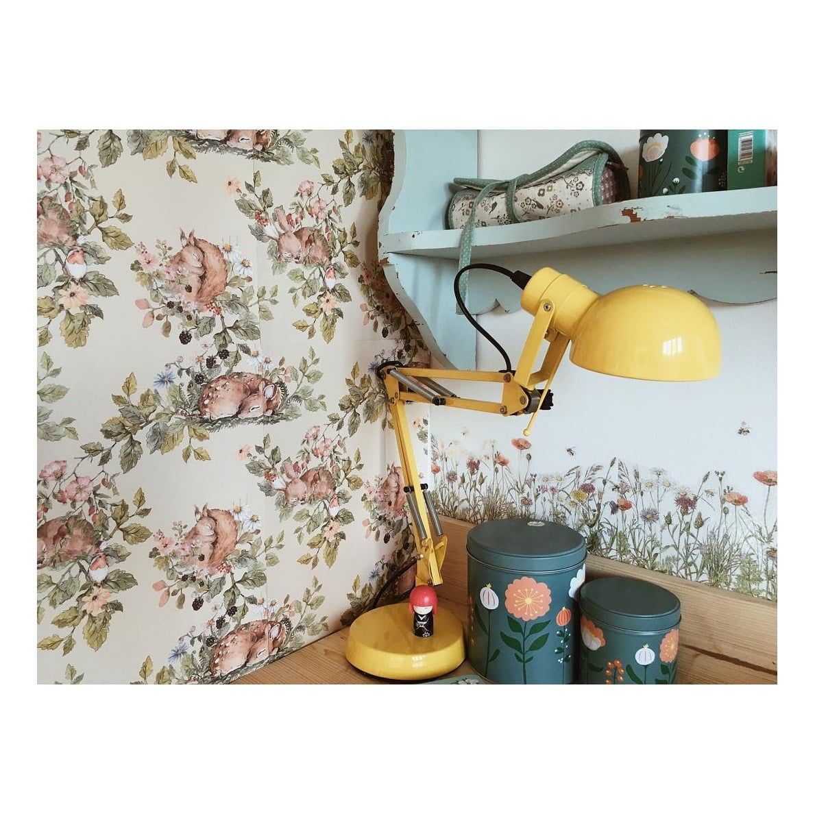 DEKORNIK - Papier Peint Pour Enfants Lumineux Petits Animaux Endormis