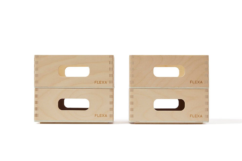 FLEXA-Caisses De Rangement - Mini - Pin-Les Petits