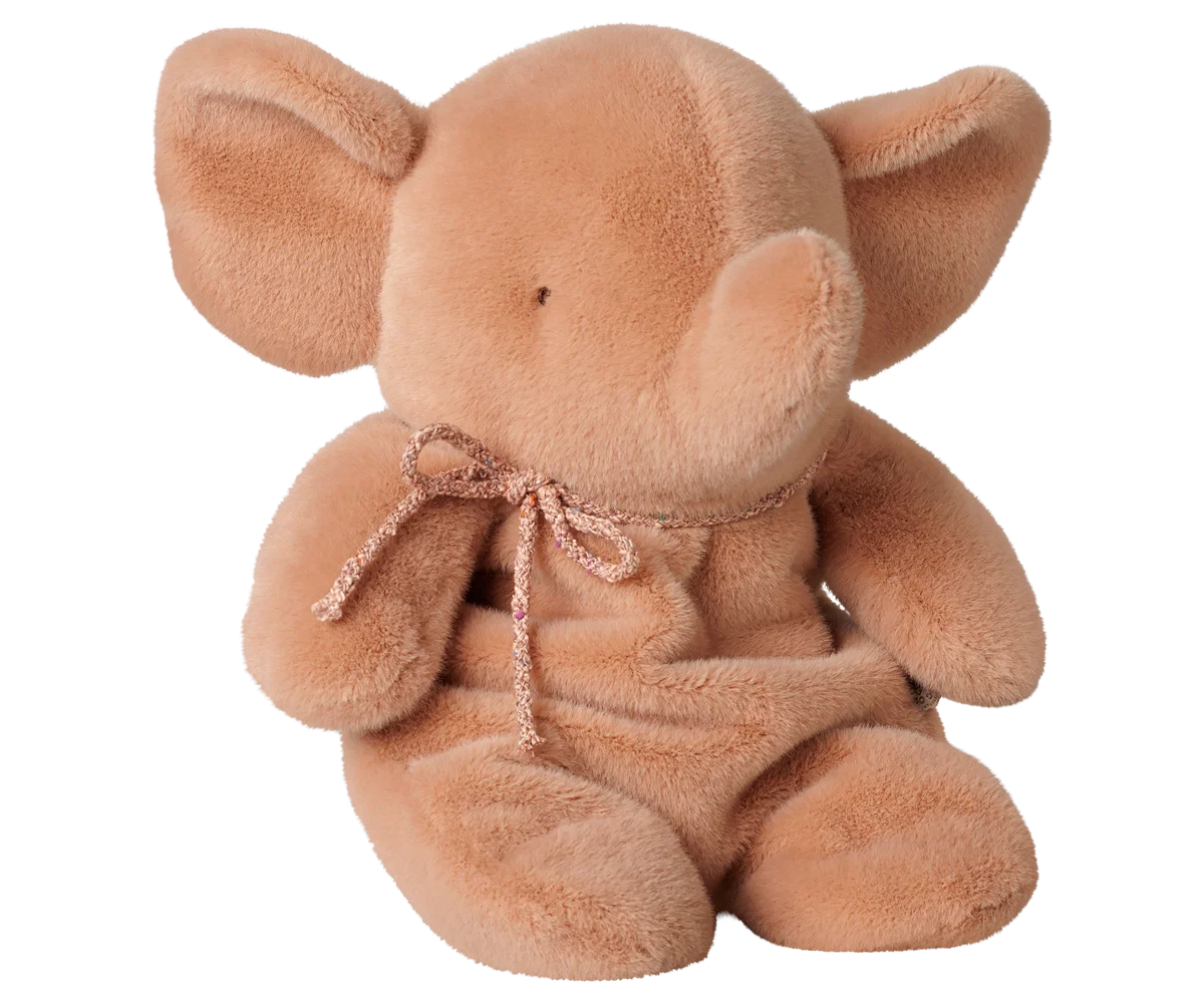 Peluche Éléphant, Medium - Rose Vintage